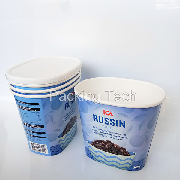 500ml 1L 2L Square Ice Cream Container - Packing Tech